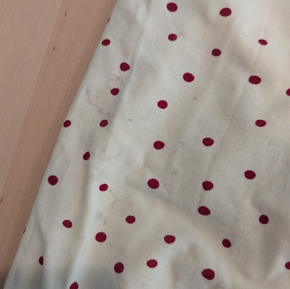 konges slojd Jumpsuit Baby Polkadot Scandinavian Cream Red 12M 18M - Picture 6 of 10